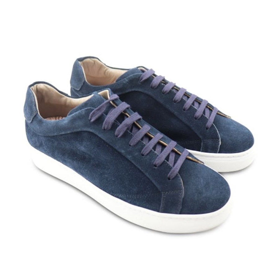 Uomo Otisopse | Sneakers In Camoscio Blu