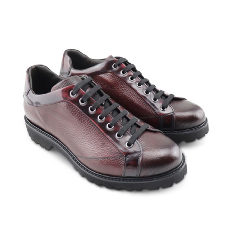 Uomo Otisopse | Derby In Pelle Bordeaux