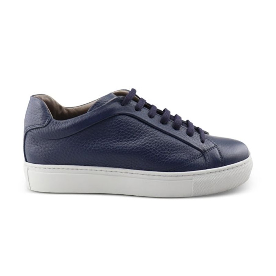 Uomo Otisopse | Sneakers In Pelle Martellata Blu