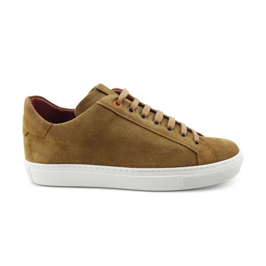 Uomo Otisopse | Sneakers In Camoscio Color Tabacco