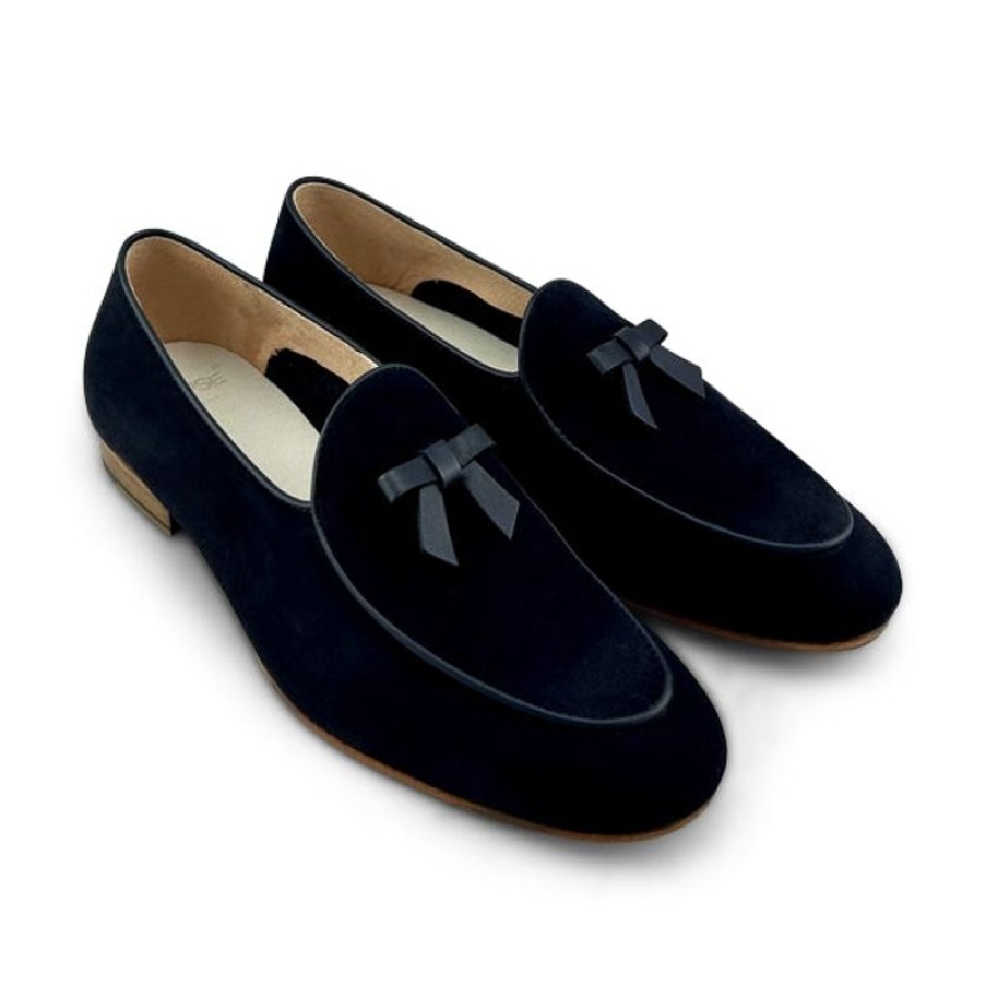 Uomo Otisopse | Slippers Blu In Camoscio