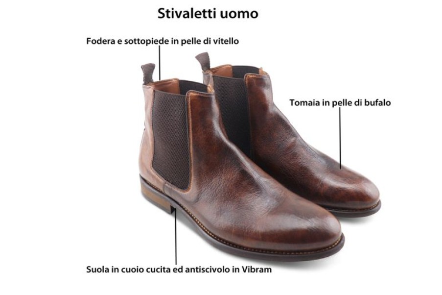 Uomo Otisopse | Stivaletti Uomo Cerro In Pelle