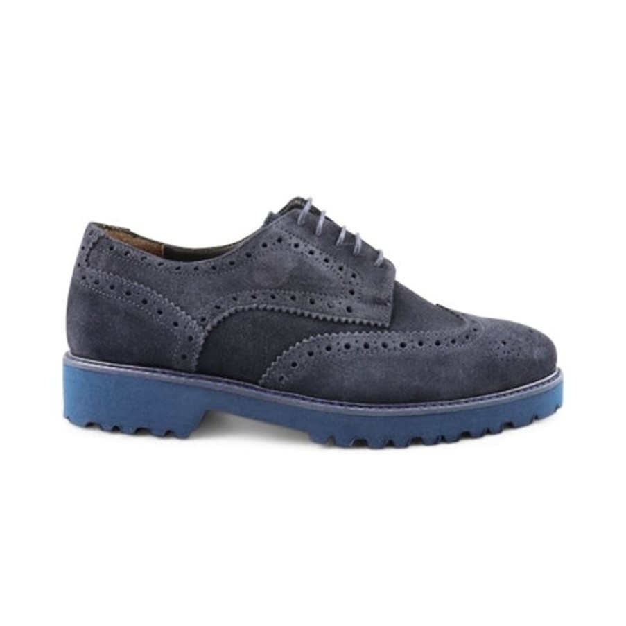 Uomo Otisopse | Derby In Camoscio Blu