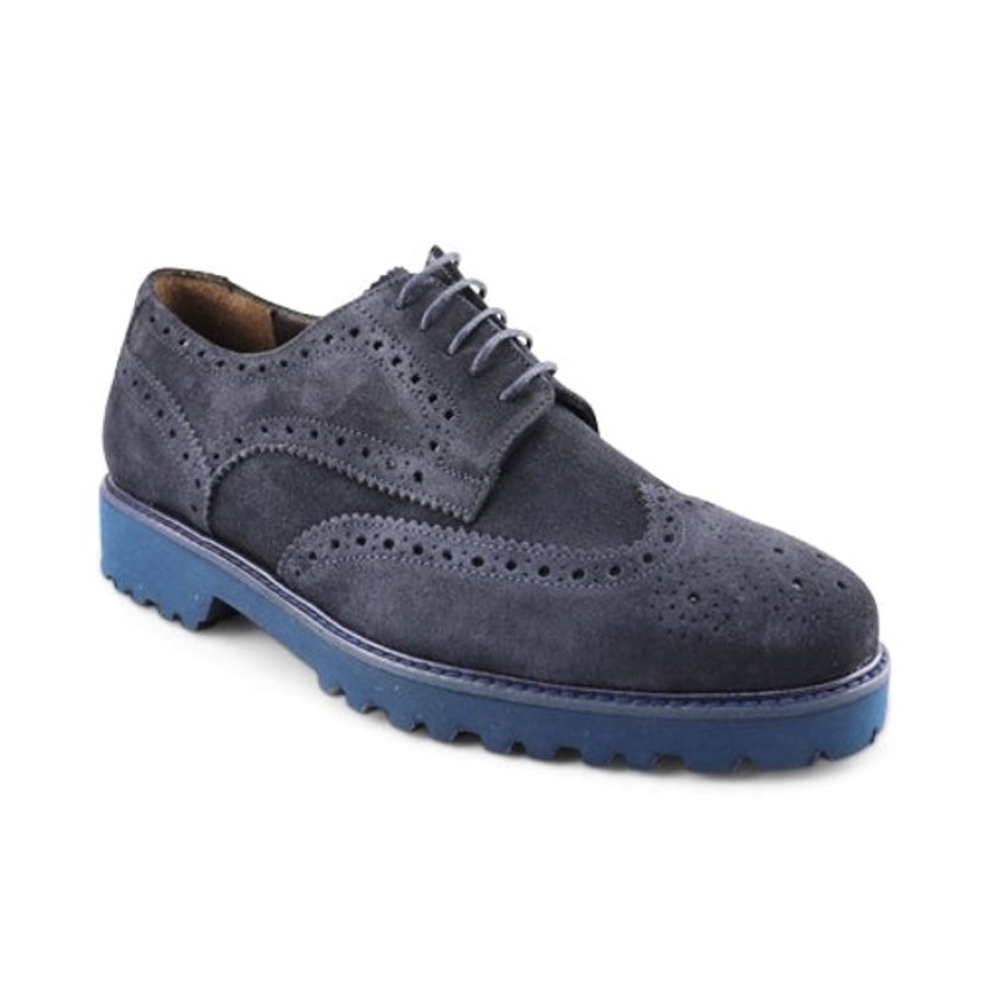 Uomo Otisopse | Derby In Camoscio Blu