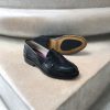 Donna Otisopse | Mocassino In Pelle Abrasivato Nero