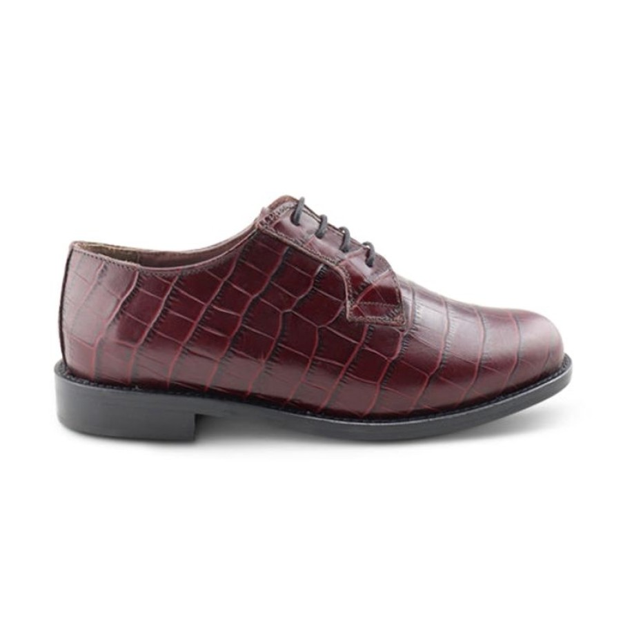 Donna Otisopse | Derby In Pelle Bordeaux