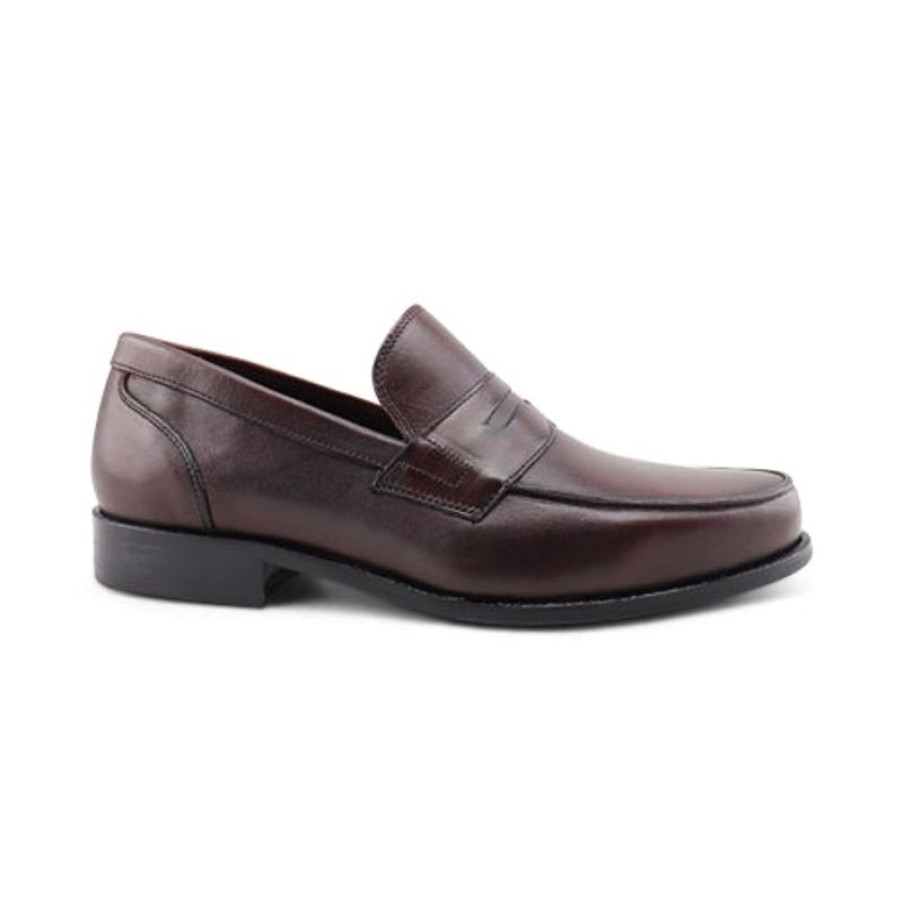 Uomo Otisopse | Mocassini In Pelle Bordeaux