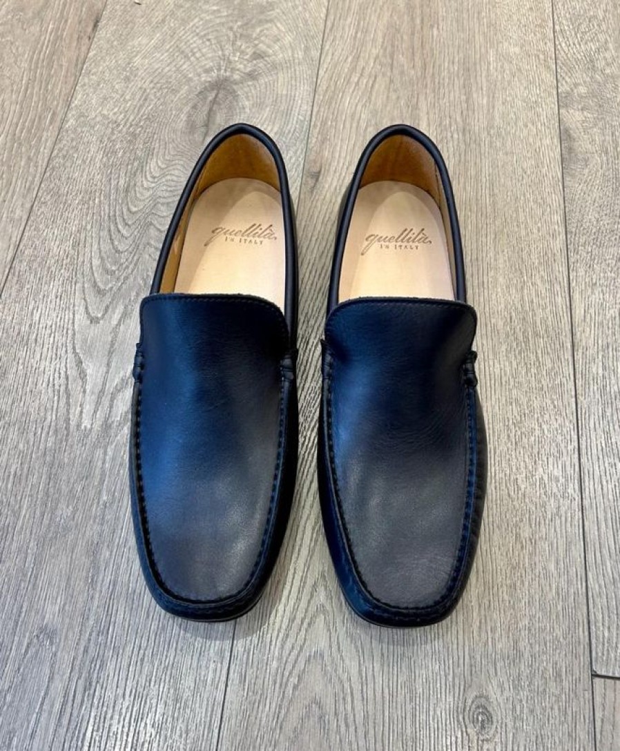 Uomo Otisopse | Mocassini In Pelle Blu