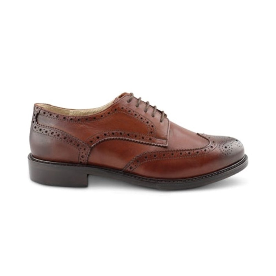 Uomo Otisopse Derby | Derby In Pelle Color Cuoio