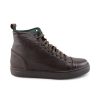 Uomo Otisopse | Sneakers Alte In Pelle Testa Di Moro