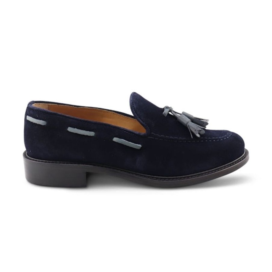 Uomo Otisopse | Slippers In Camoscio Blu