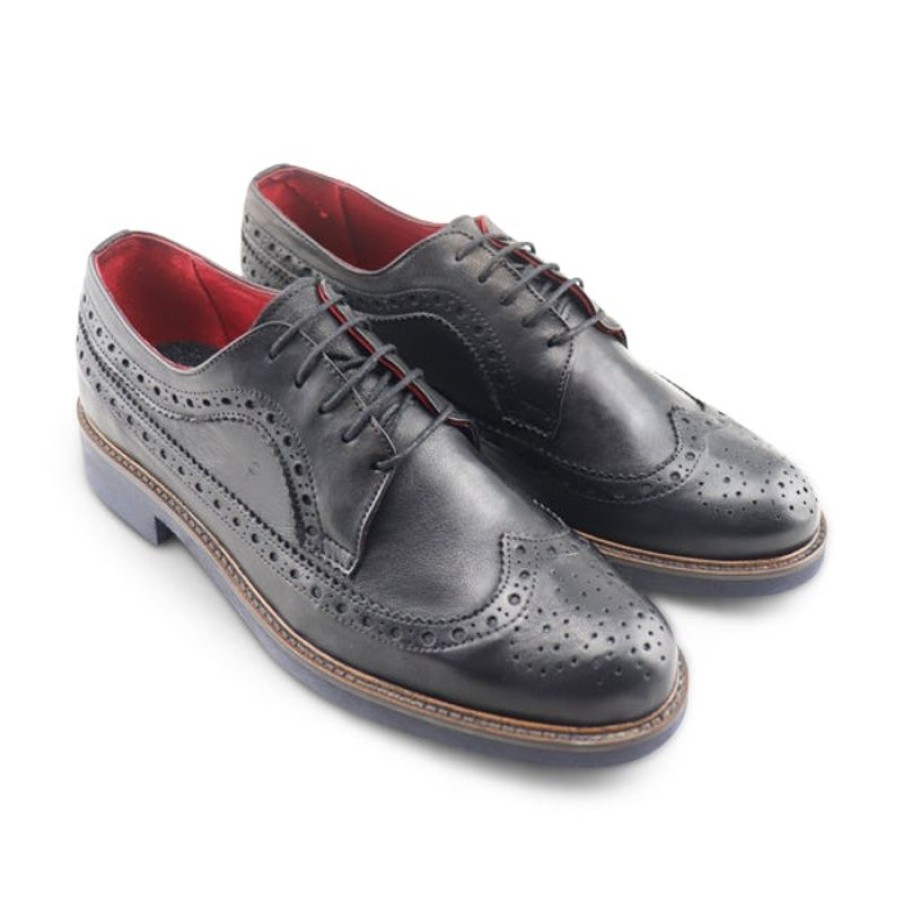 Uomo Otisopse | Derby Nero In Pelle