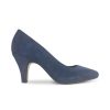 Donna Otisopse | Decollete Blu In Camoscio Tacco 6