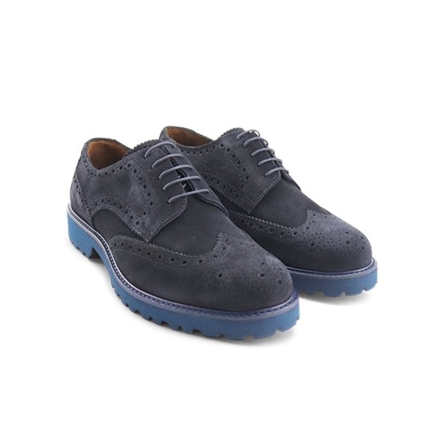 Uomo Otisopse | Derby In Camoscio Blu