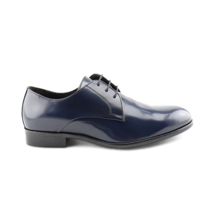 Uomo Otisopse Derby | Derby In Pelle Abrasivata Blu