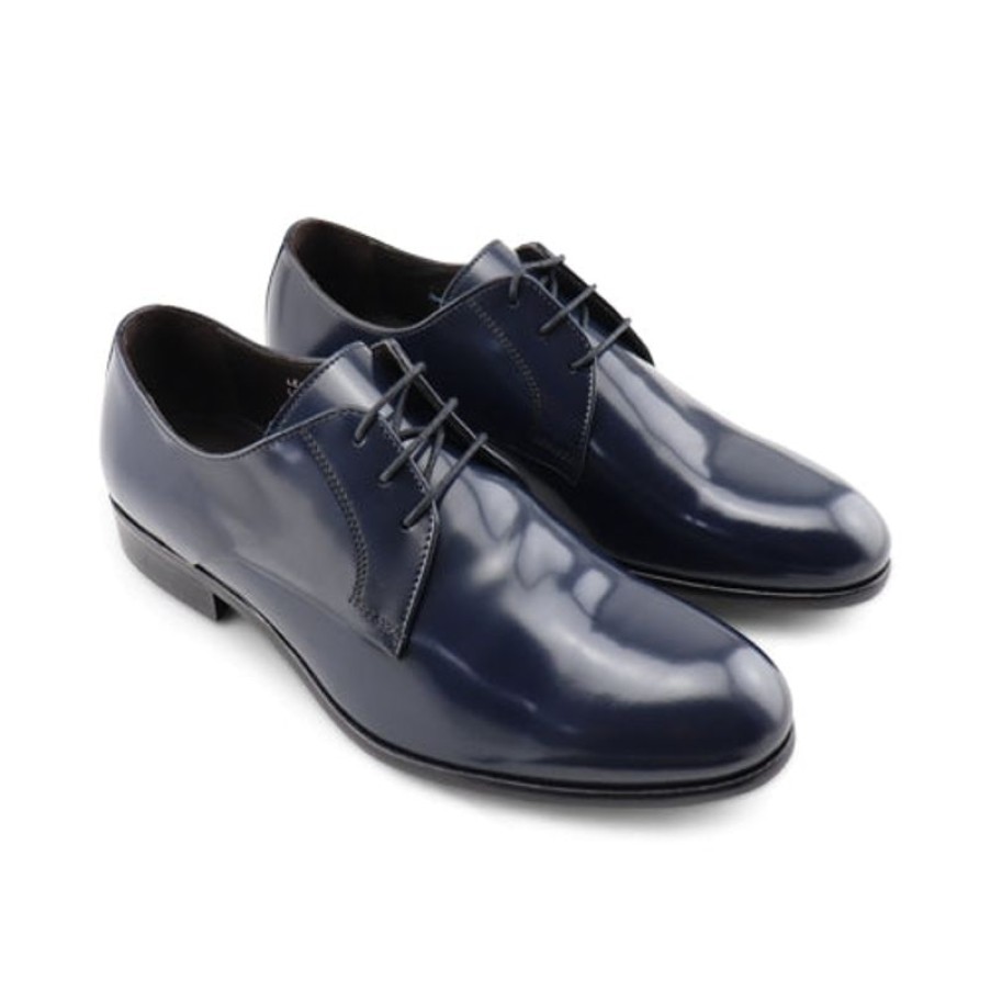 Uomo Otisopse Derby | Derby In Pelle Abrasivata Blu