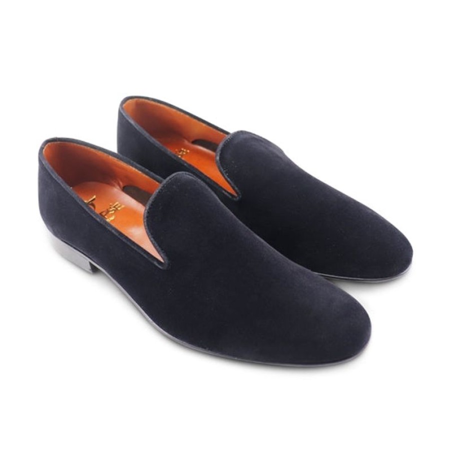 Uomo Otisopse | Slippers Nere In Velluto