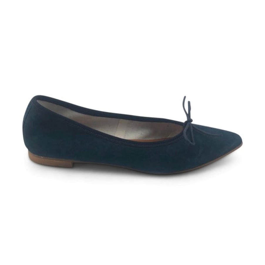 Donna Otisopse | Ballerine In Camoscio Blu Navy