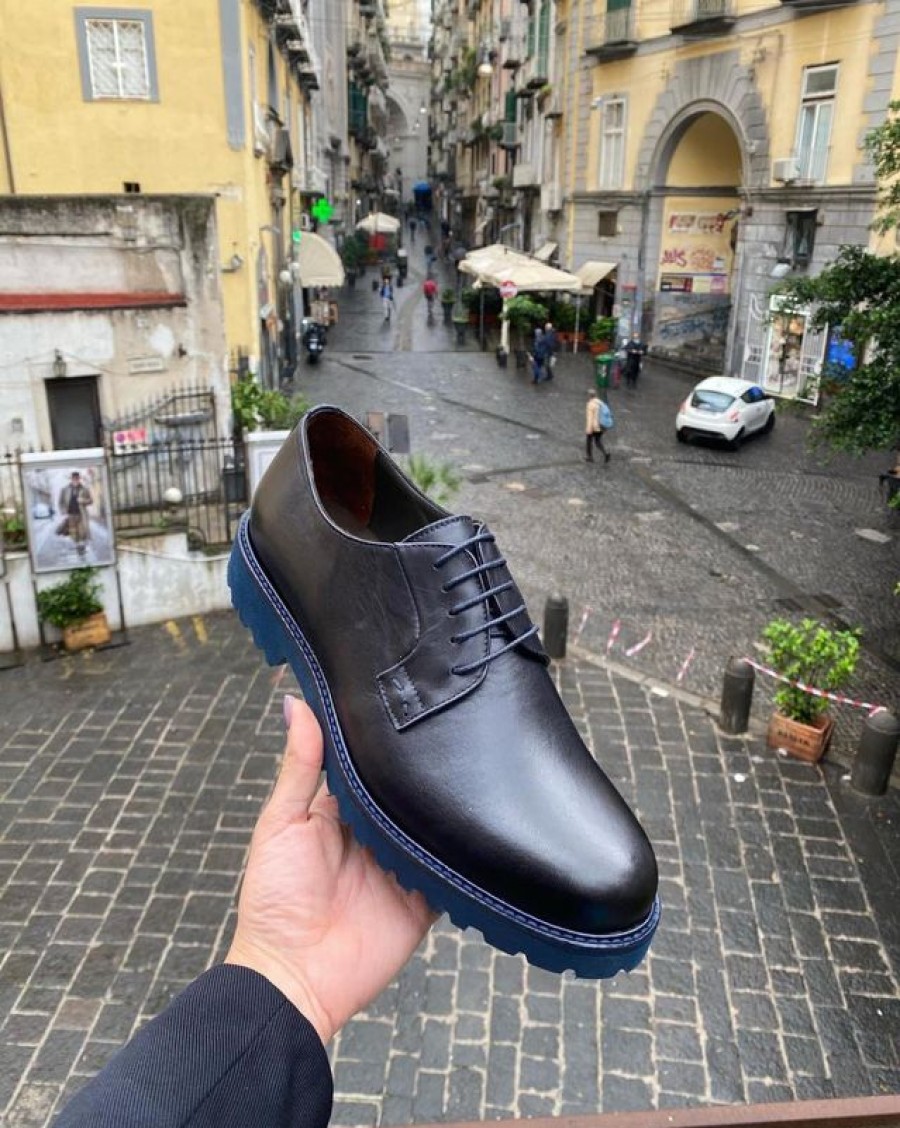 Uomo Otisopse | Derby In Pelle Blu