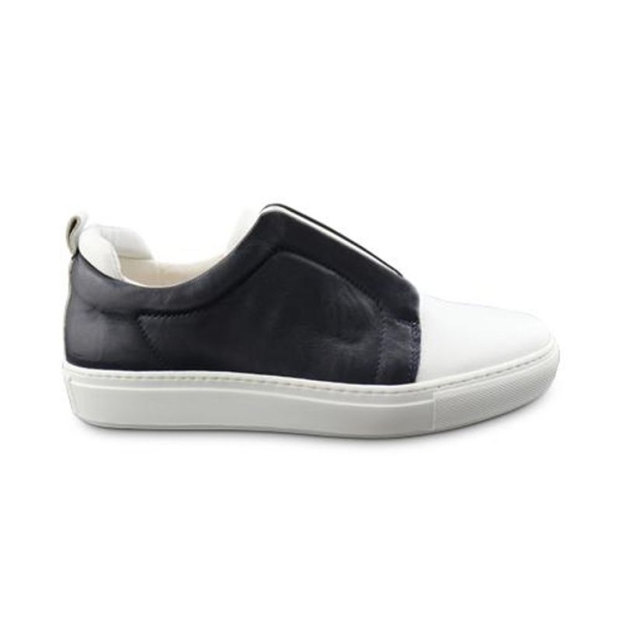 Uomo Otisopse | Sneakers In Pelle Bianco/Blu