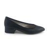 Donna Otisopse | Ballerine Nere In Pelle Con Tacco 3Cm