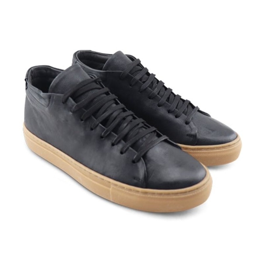 Uomo Otisopse | Sneakers Alta In Pelle Nero