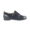 Donna Otisopse | Scarpe Con Doppia Fibbia In Camoscio Blu