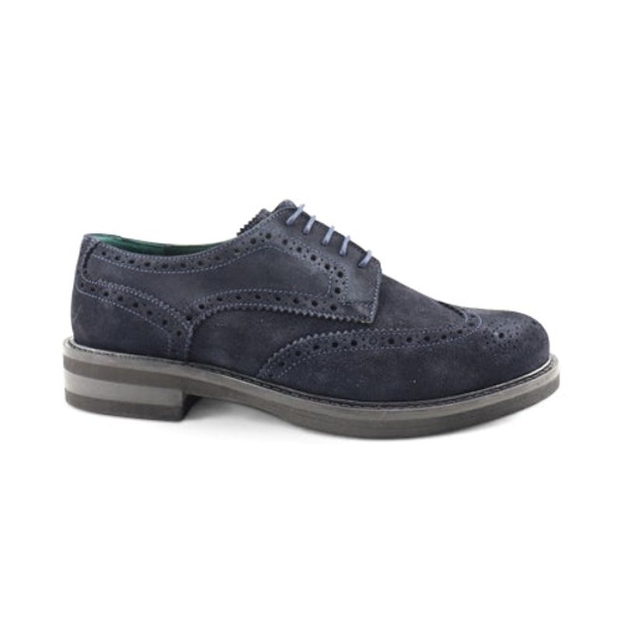 Uomo Otisopse | Derby In Camoscio Blu