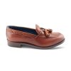 Donna Otisopse | Slippers In Pelle Color Brandy