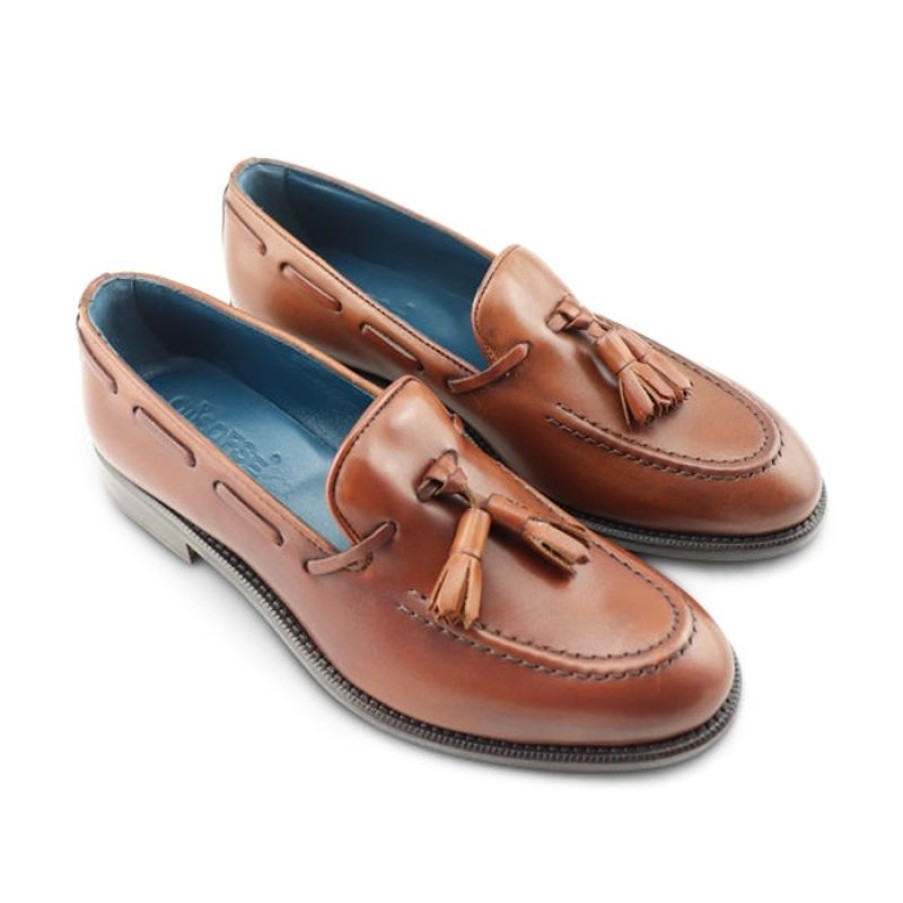 Donna Otisopse | Slippers In Pelle Color Brandy