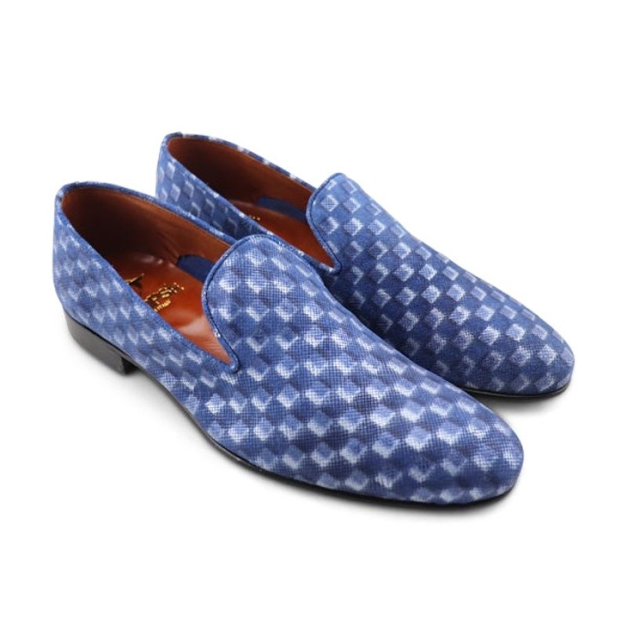 Uomo Otisopse | Slippers In Tessuto Blu