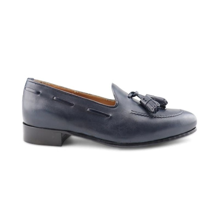 Uomo Otisopse | Slippers In Pelle Blu