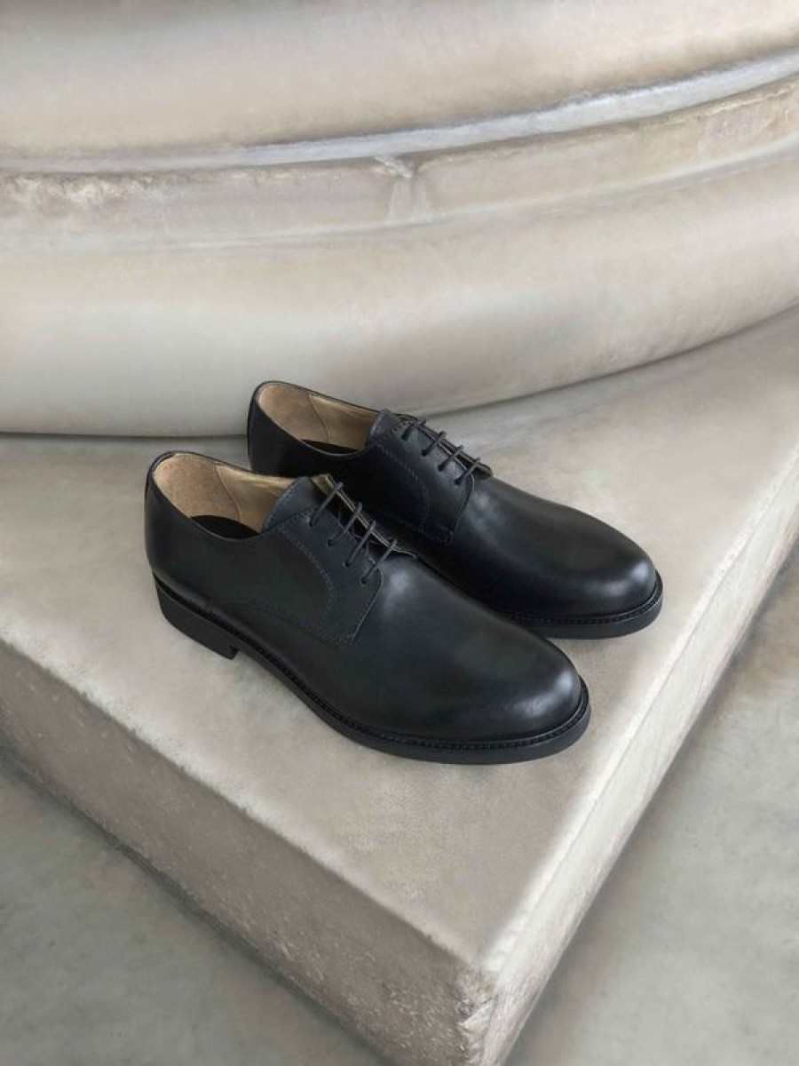 Uomo Otisopse | Derby In Pelle Nero